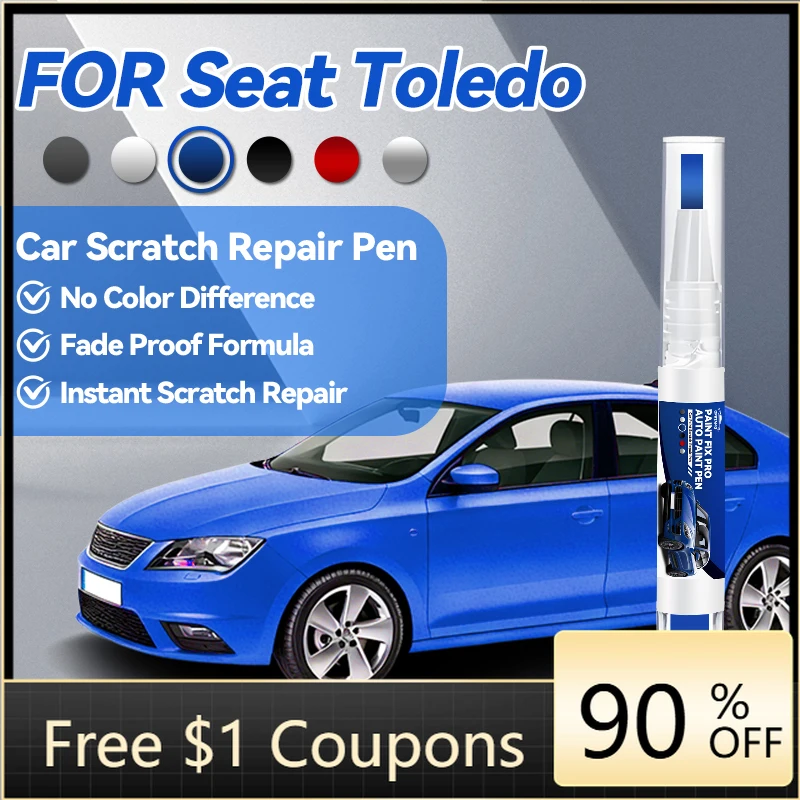 Набор для ремонта автомобильной краски: маркер для подкраски Seat Toledo, аксессуары для устранения царапин, цвета: асфальтовый синий, белый, красный, полуночный синий.
Набор для ремонта автомобильной краски: маркер для подкраски Seat Toledo, аксессуары для устранения царапин, цвета: асфальтовый синий, белый, красный, полуночный синий.