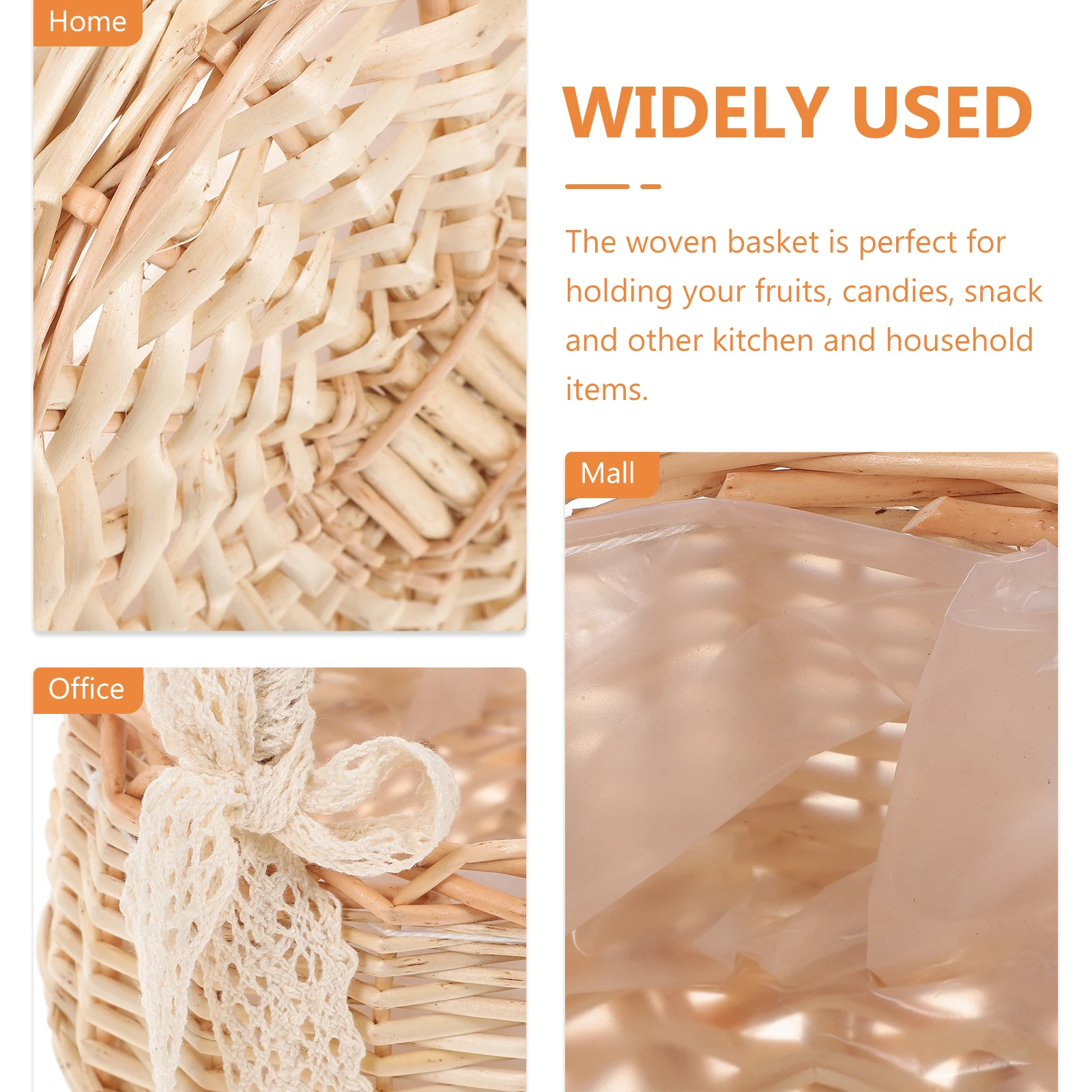 Woven Rattan Flower Basket Household Storage Portable Photo Prop Laundry Basket Decor Natural Material Durability Kitchen Snack
Woven Rattan Flower Basket Household Storage Portable Photo Prop Laundry Basket Decor Natural Material Durability Kitchen Snack