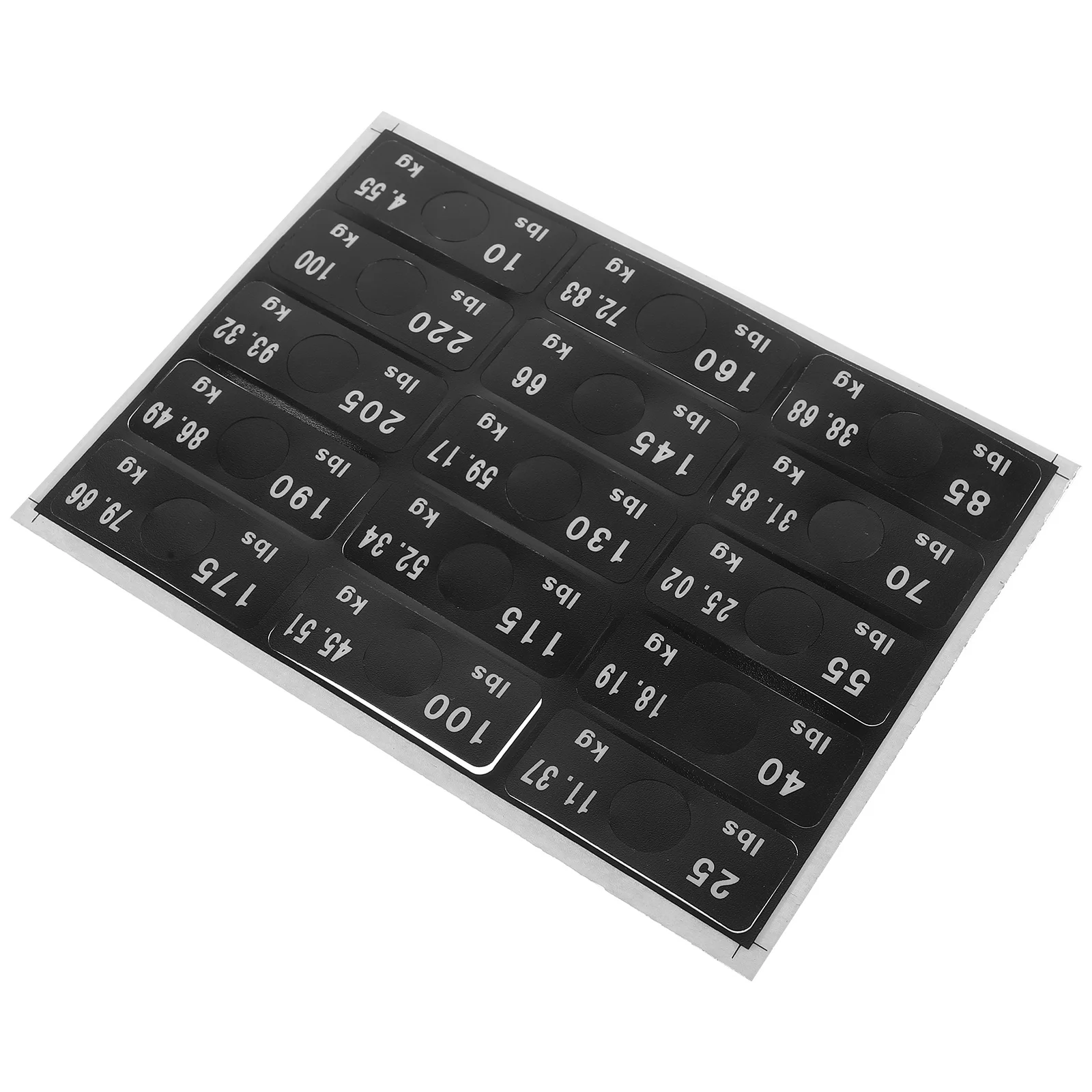 Fitness Equipment Labels 683g-100kg Weight Tags Sticker Decals 50x20mm Hole Dumbbells Barbells Adjustable Self Adhesive Gym
Fitness Equipment Labels 683g-100kg Weight Tags Sticker Decals 50x20mm Hole Dumbbells Barbells Adjustable Self Adhesive Gym