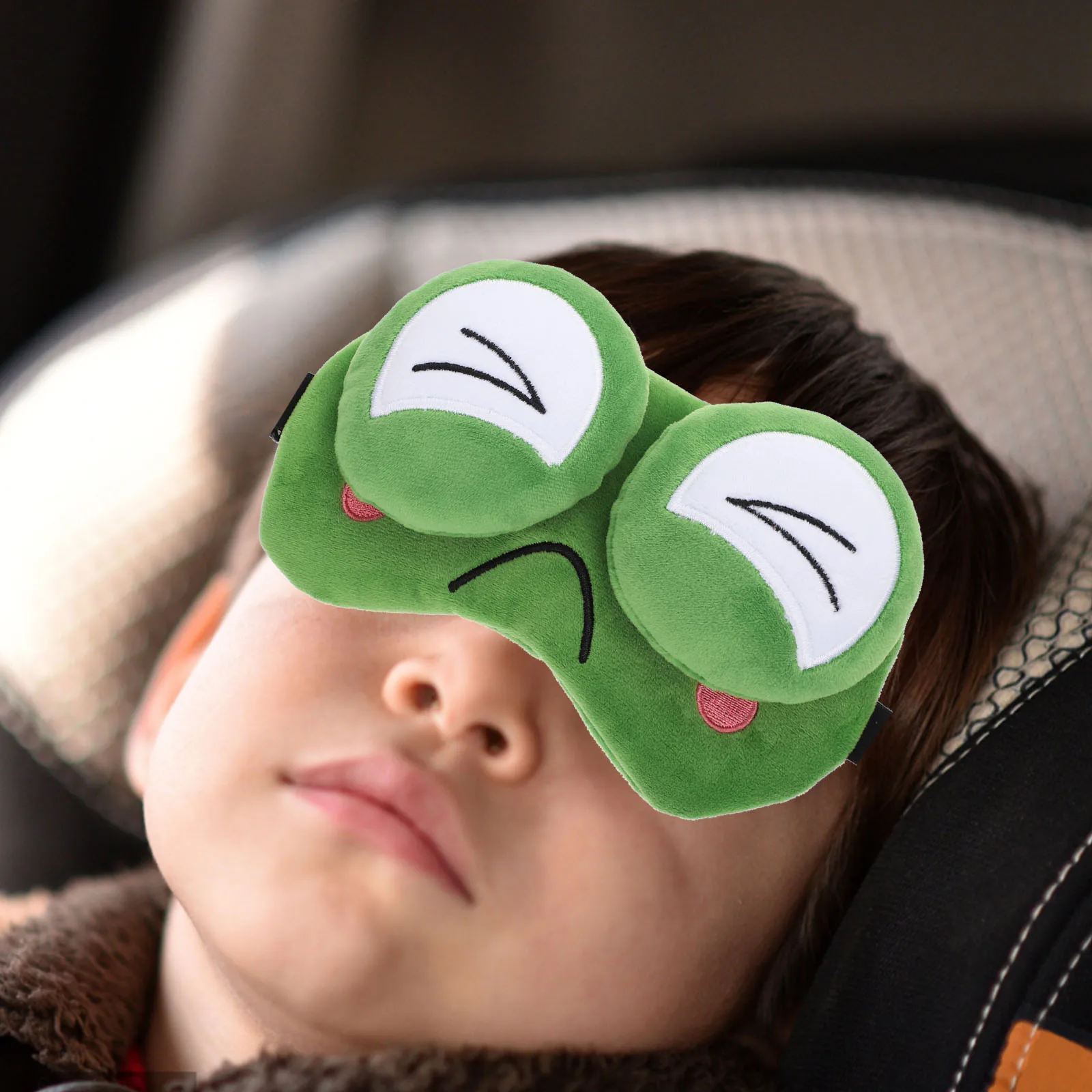 Gel Frog Cartoon Blindfold Sleep Mask Shading Blindfold Lovely Eye Mask Elastic Bands Block Light Suitable Indoors Outdoors
Gel Frog Cartoon Blindfold Sleep Mask Shading Blindfold Lovely Eye Mask Elastic Bands Block Light Suitable Indoors Outdoors