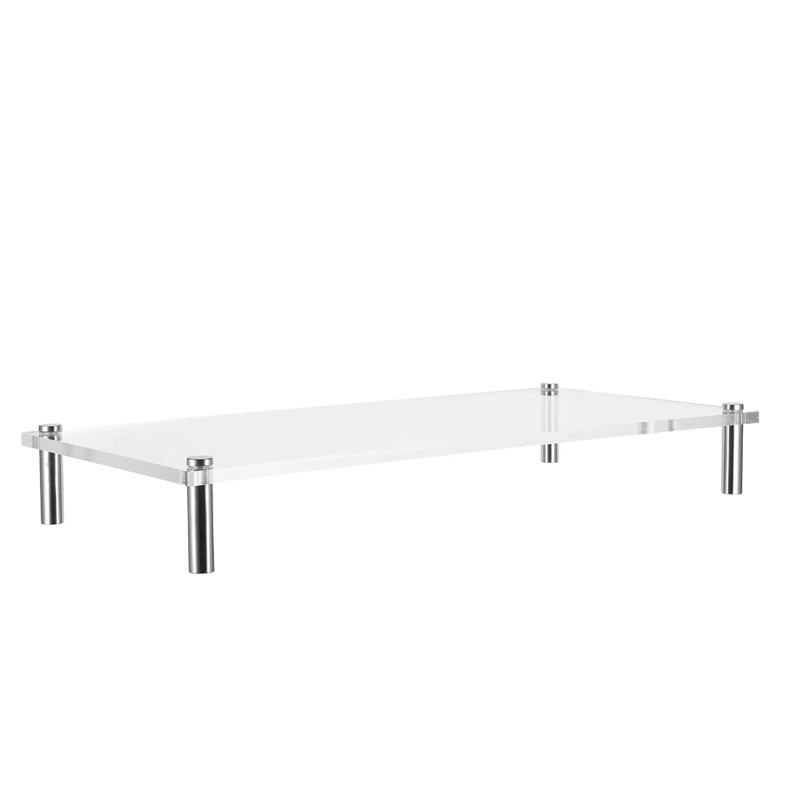 Slim 50*24Cm Acrylic Monitor Stand Riser Clear Desktop Platform For Computer Laptop Modern Tabletop Organizer Space Saving
Slim 50*24Cm Acrylic Monitor Stand Riser Clear Desktop Platform For Computer Laptop Modern Tabletop Organizer Space Saving