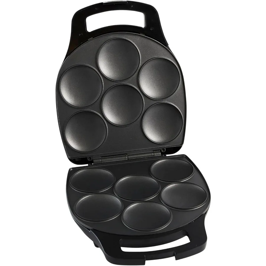 6 Slot Electric Arepa Maker with Temperature Control for Perfectly Cooked Arepas Every Time Matte Black Design Ideal for Breakf
6 Slot Electric Arepa Maker with Temperature Control for Perfectly Cooked Arepas Every Time Matte Black Design Ideal for Breakf