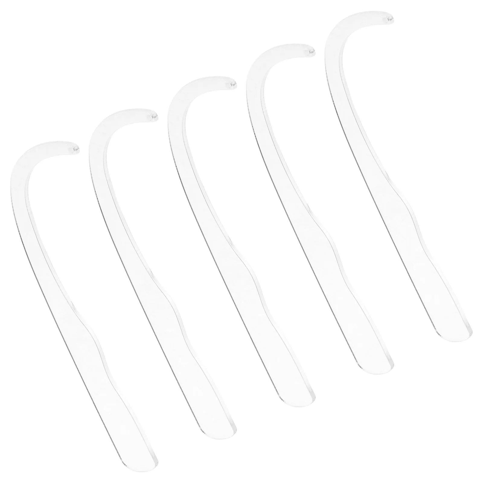 5Pcs Clear Acrylic Earring Try Sticks Curved Bendable Display Strips for Earrings Showcase in Boutiques Retail Stores Jewelry
5Pcs Clear Acrylic Earring Try Sticks Curved Bendable Display Strips for Earrings Showcase in Boutiques Retail Stores Jewelry