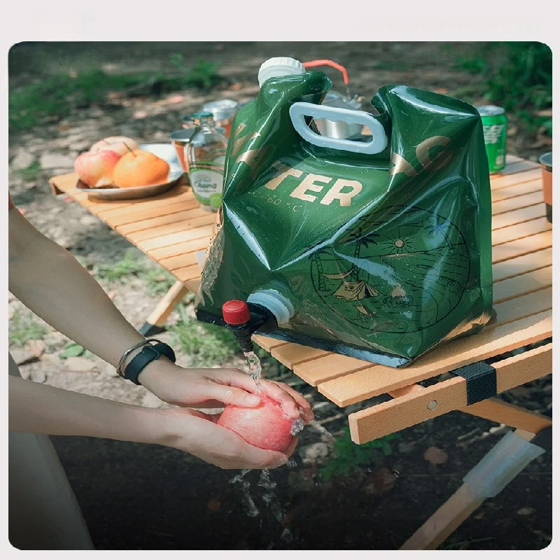 Outdoor Hiking Camping Water Bag with Faucet Camping Supplies Folding Water Bucket Bag 8L Large Capacity Portable
Outdoor Hiking Camping Water Bag with Faucet Camping Supplies Folding Water Bucket Bag 8L Large Capacity Portable