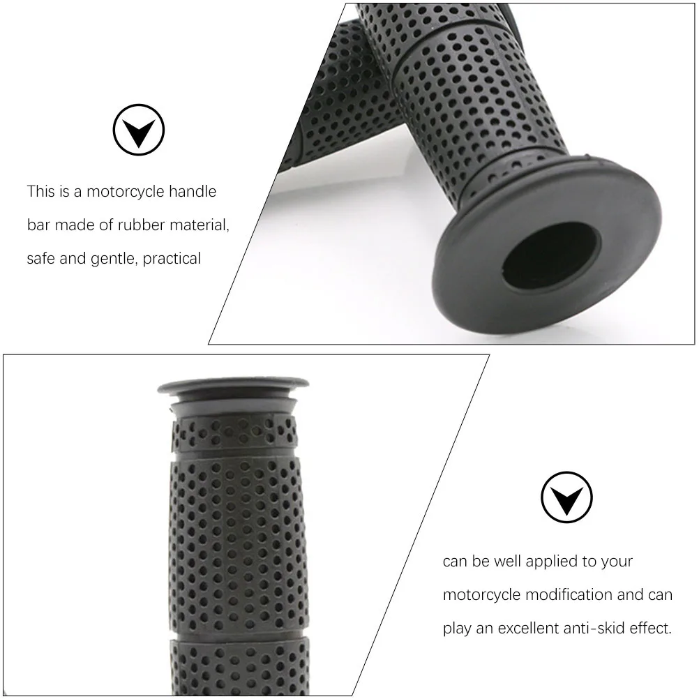 1 Pair Universal Vintage Motorcycle Grips Soft Rubber Handlebar Hand Grip For Motorbike Anti-Slip Comfortable Replacement
1 Pair Universal Vintage Motorcycle Grips Soft Rubber Handlebar Hand Grip For Motorbike Anti-Slip Comfortable Replacement