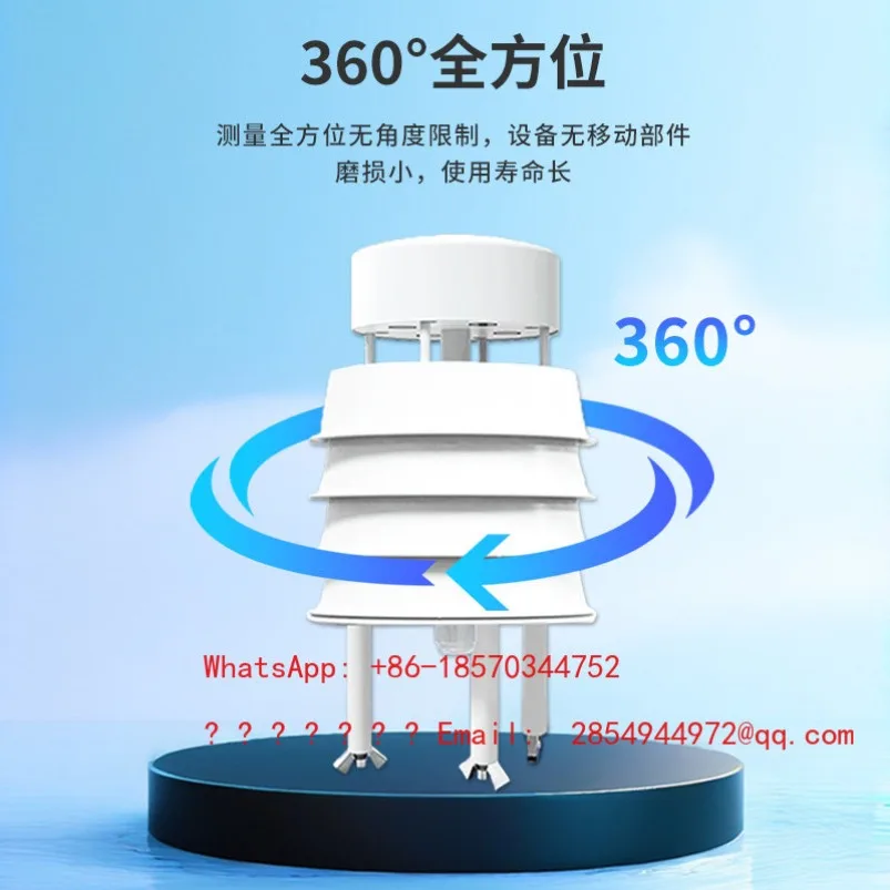 Micro High-precision Wind Speed, Direction, Temperature, and Humidity Meteorological Instrument with Meteorological Sensors
Micro High-precision Wind Speed, Direction, Temperature, and Humidity Meteorological Instrument with Meteorological Sensors