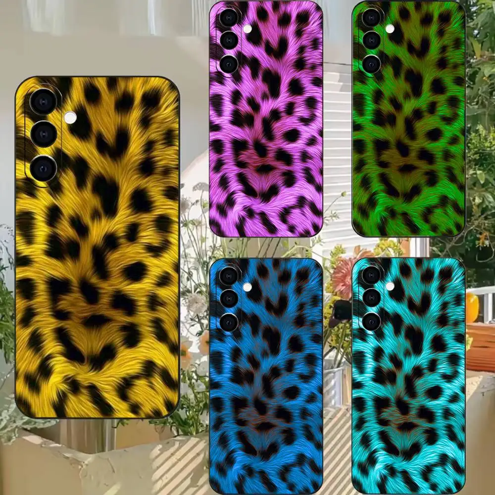 Multi-color L-Leopard Print Case Phone Case Black Silicone Soft For Samsung A73,A72,A71,A70,A53,A52,A51
Multi-color L-Leopard Print Case Phone Case Black Silicone Soft For Samsung A73,A72,A71,A70,A53,A52,A51