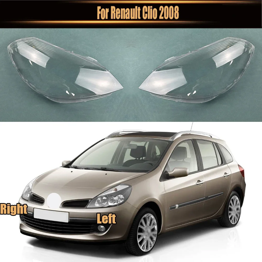 For Renault Clio 2008 Car Headlight Shell Lamp Shade Auto Transparent Masks Headlight Glass Headlamp Lens Cover
For Renault Clio 2008 Car Headlight Shell Lamp Shade Auto Transparent Masks Headlight Glass Headlamp Lens Cover