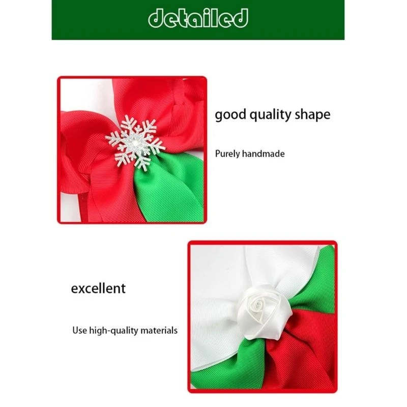 2Pcs Festival Hair Bows Themed Hair Clip Christmas Party Hair Accessories for Girls and Infants
2Pcs Festival Hair Bows Themed Hair Clip Christmas Party Hair Accessories for Girls and Infants