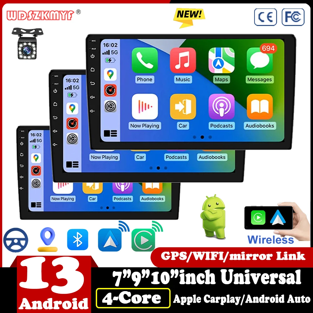 Universal Android 13 Car Radio 7"/9"/10" Autoradio 32G 2 Din WIFI GPS Car Audio Multimedia Player For Hyundai Nissan Toyota Kia
Universal Android 13 Car Radio 7"/9"/10" Autoradio 32G 2 Din WIFI GPS Car Audio Multimedia Player For Hyundai Nissan Toyota Kia