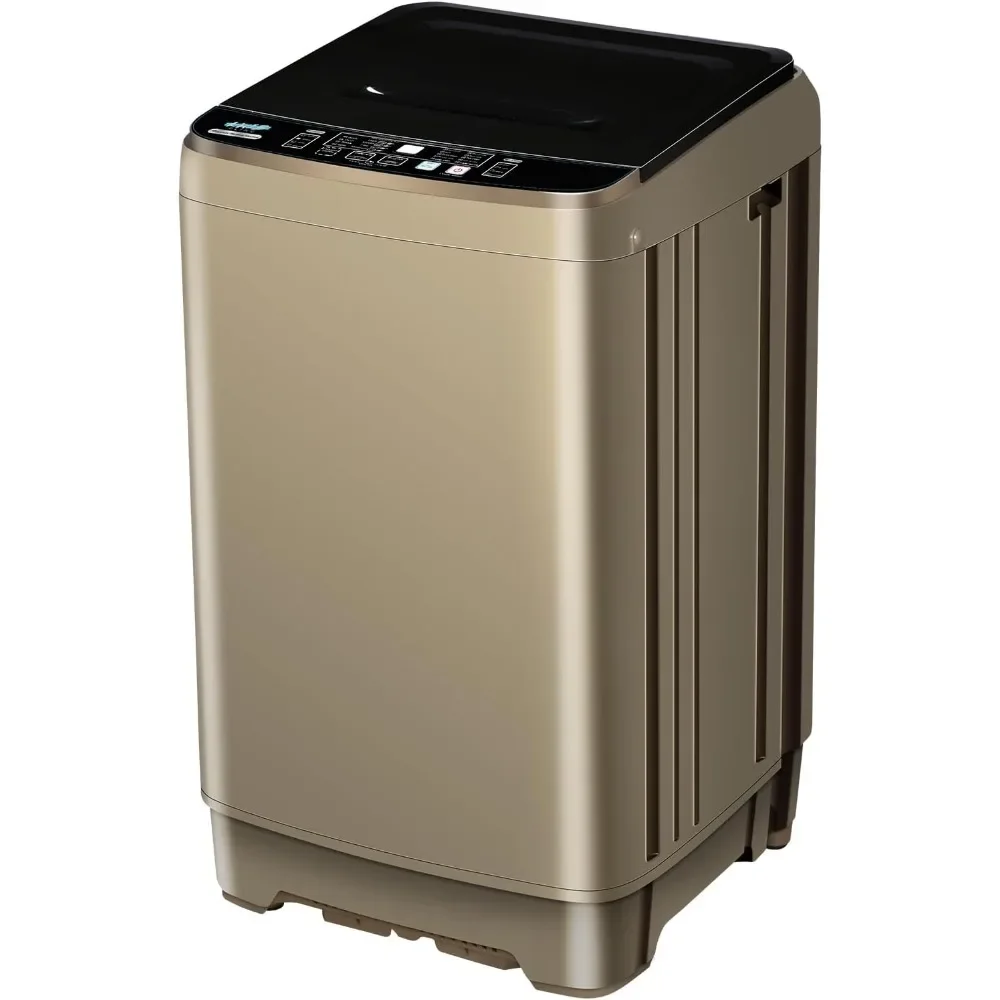 Washing Machine, 15.6lbs Full Automatic Washer, Small Washing Machine with Drain Pump, 10 Programs 8 Water Levels, LED Display
Washing Machine, 15.6lbs Full Automatic Washer, Small Washing Machine with Drain Pump, 10 Programs 8 Water Levels, LED Display
