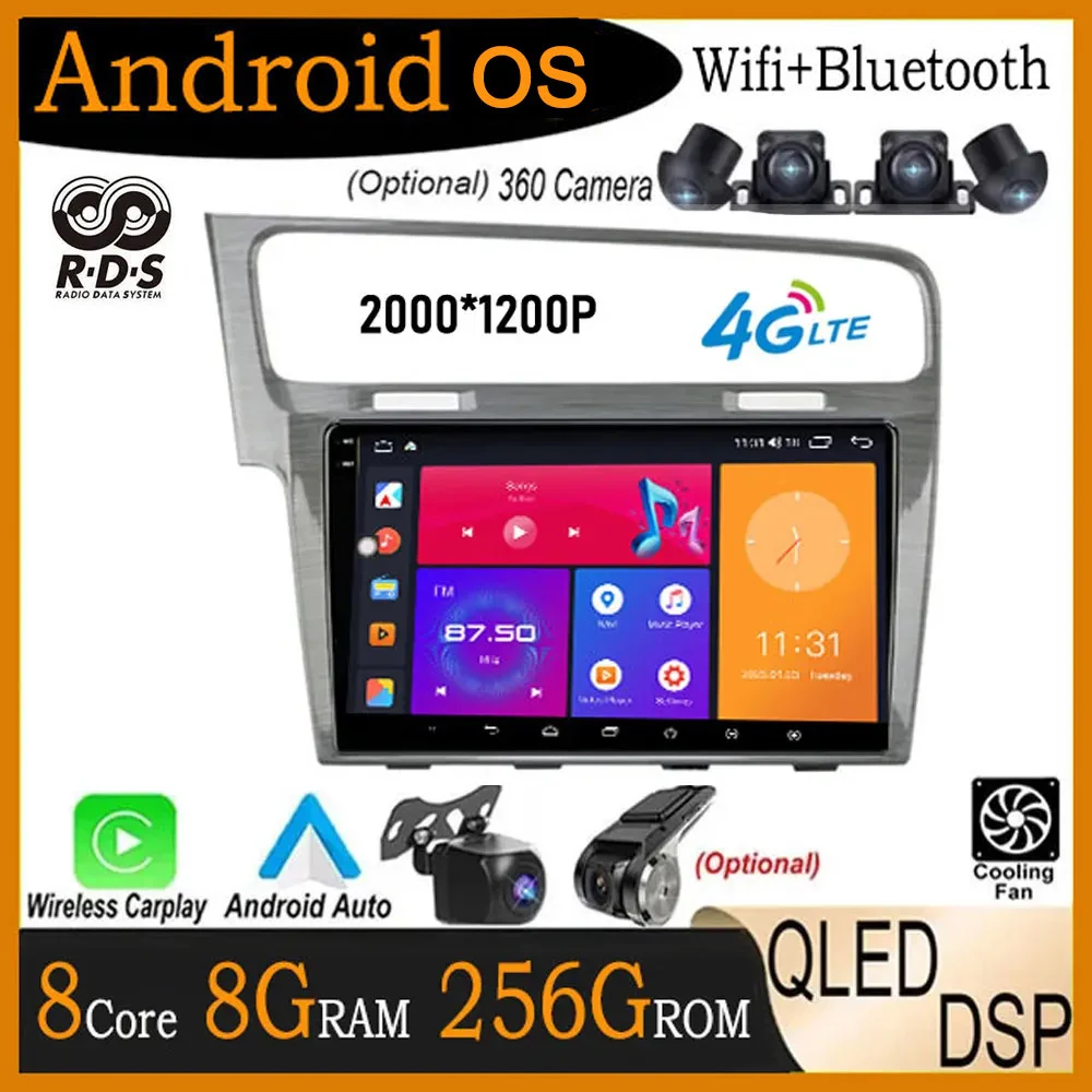 10.1" DSP Android 14 For VW Volkswagen Golf 7 2014 - 2018 Car Radio Stereo Multimedia Player Carplay Auto GPS Navigation RDS
10.1" DSP Android 14 For VW Volkswagen Golf 7 2014 - 2018 Car Radio Stereo Multimedia Player Carplay Auto GPS Navigation RDS