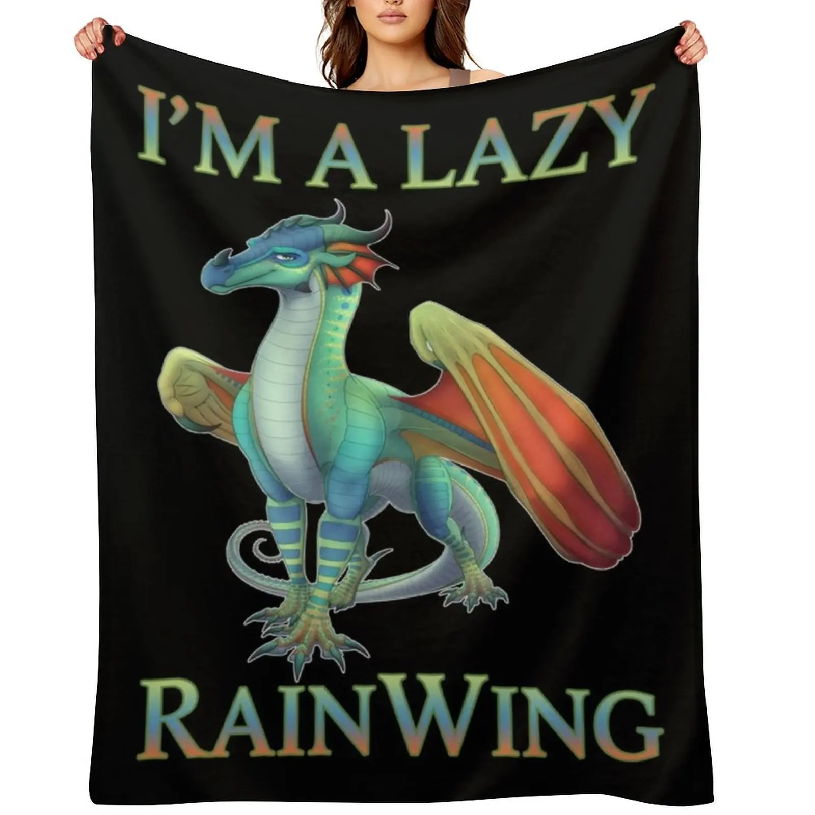 I'm a lazy rainwing wings of dragon fire classic Throw Blanket Beach funny gift Blankets For Bed heavy to sleep Blankets
I'm a lazy rainwing wings of dragon fire classic Throw Blanket Beach funny gift Blankets For Bed heavy to sleep Blankets
