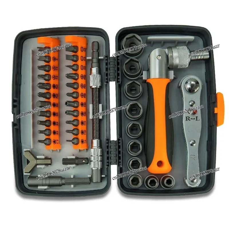 Набор отверток с храповым механизмом 38 в 1, аппаратный ящик для инструментов, комбинированный набор ручных инструментов, бытовые инструменты промышленного класса
Набор отверток с храповым механизмом 38 в 1, аппаратный ящик для инструментов, комбинированный набор ручных инструментов, бытовые инструменты промышленного класса