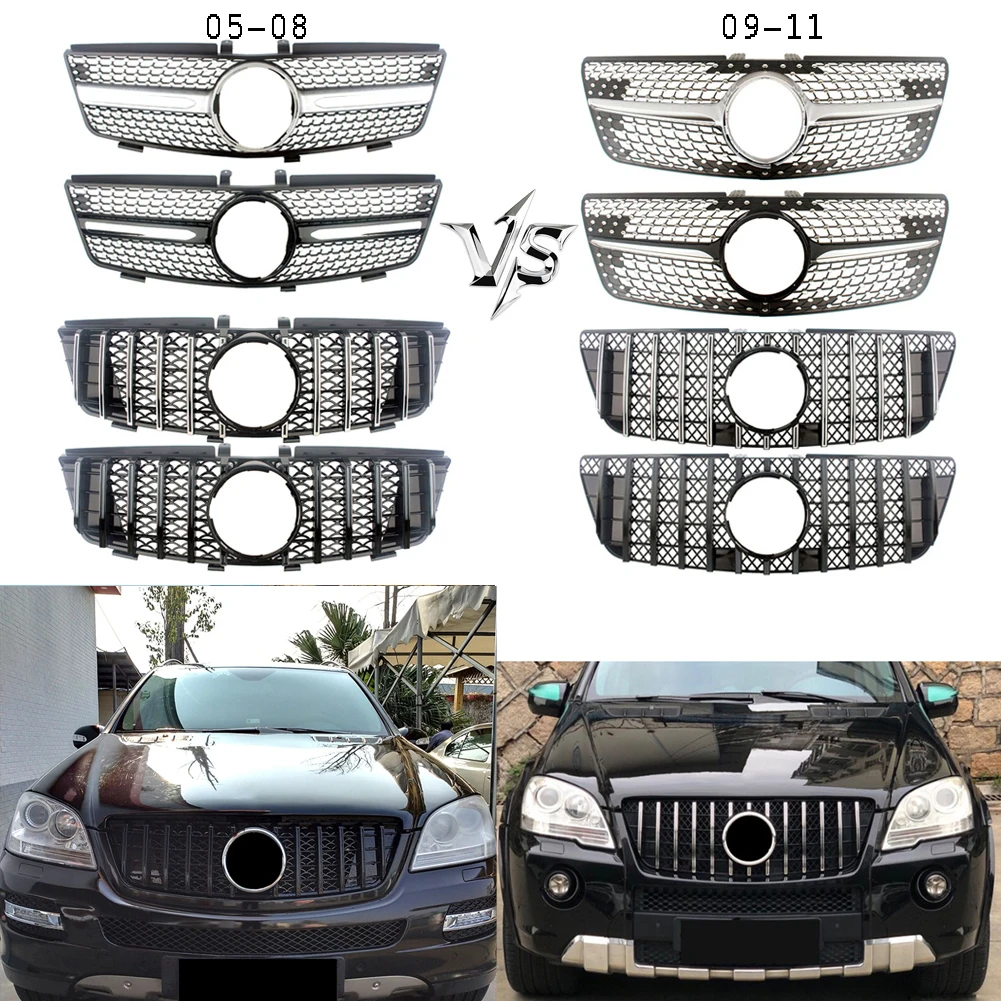 Front Racing Billet Bumper Grille Upper Cover For Mercedes-Benz W164 ML Class ML320 ML350 ML450 ML500 ML550 2005-2008 2009-2011
Front Racing Billet Bumper Grille Upper Cover For Mercedes-Benz W164 ML Class ML320 ML350 ML450 ML500 ML550 2005-2008 2009-2011
