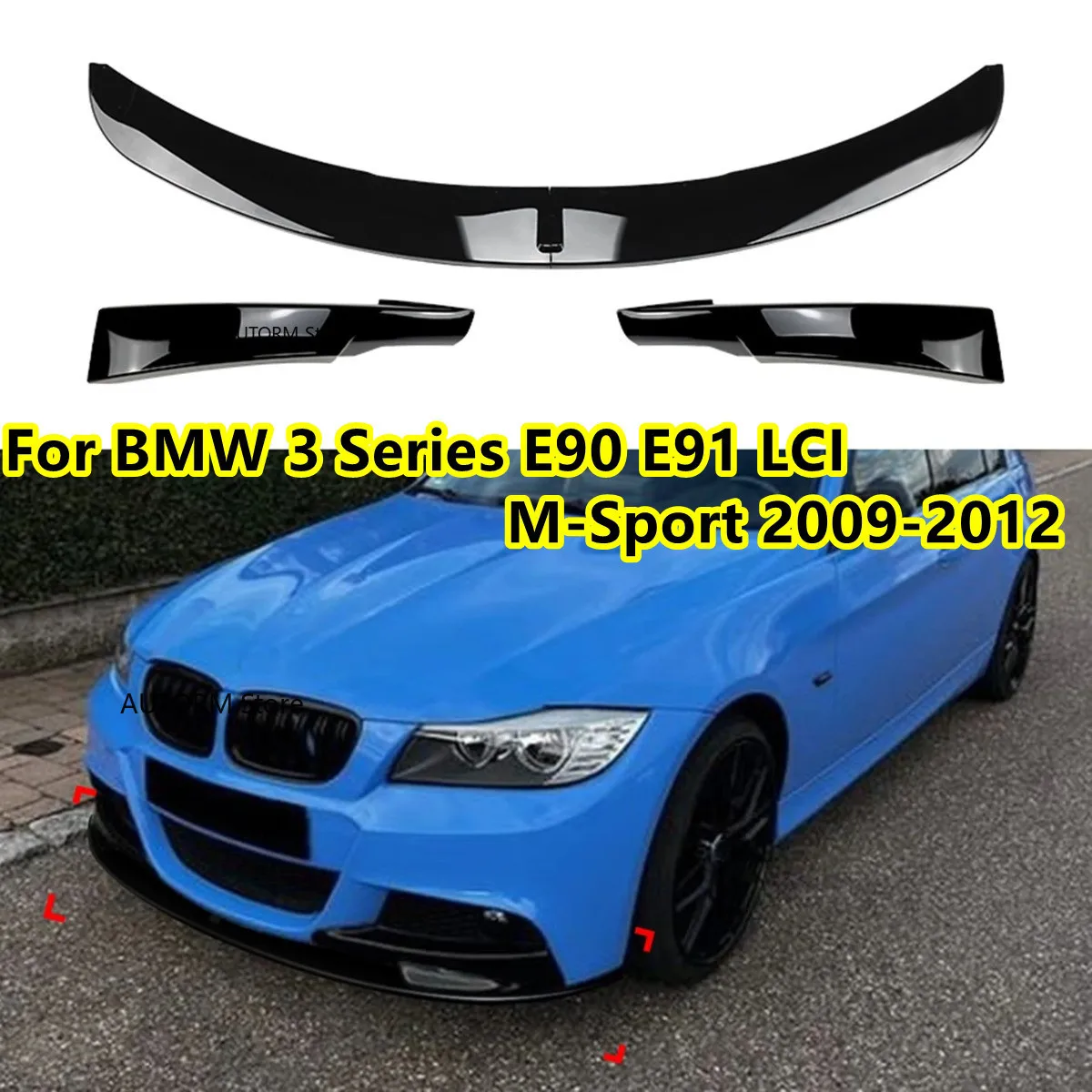 Car Front Bumper Lip Spoiler Side Splitter Cover Guard Lower Bumper Trim For BMW 3 Series E90 E91 LCI M Sport 325i 335 2009-2012
Car Front Bumper Lip Spoiler Side Splitter Cover Guard Lower Bumper Trim For BMW 3 Series E90 E91 LCI M Sport 325i 335 2009-2012