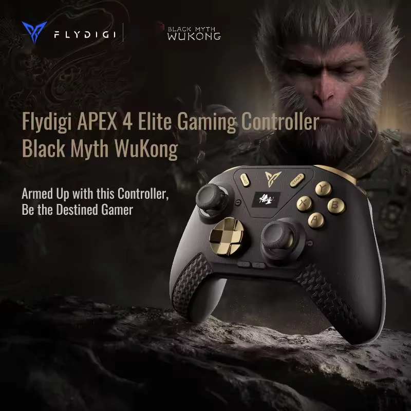 Flydigi APEX 4 Black Myth Wukong Co-Branded Wireless Gamepad |FlashSpeed Technology | Compatible with Switch/PC/Android/iOS
Flydigi APEX 4 Black Myth Wukong Co-Branded Wireless Gamepad |FlashSpeed Technology | Compatible with Switch/PC/Android/iOS