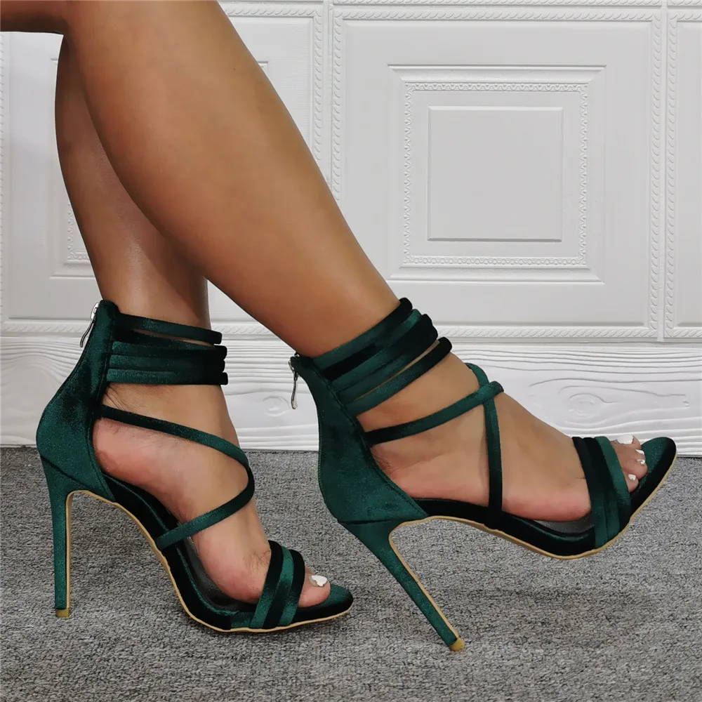 Pointed Toe Stiletto High Heels Cross Strap Sandals Elegant Sexy Party Women Shoes Plus Size Pumps
Pointed Toe Stiletto High Heels Cross Strap Sandals Elegant Sexy Party Women Shoes Plus Size Pumps