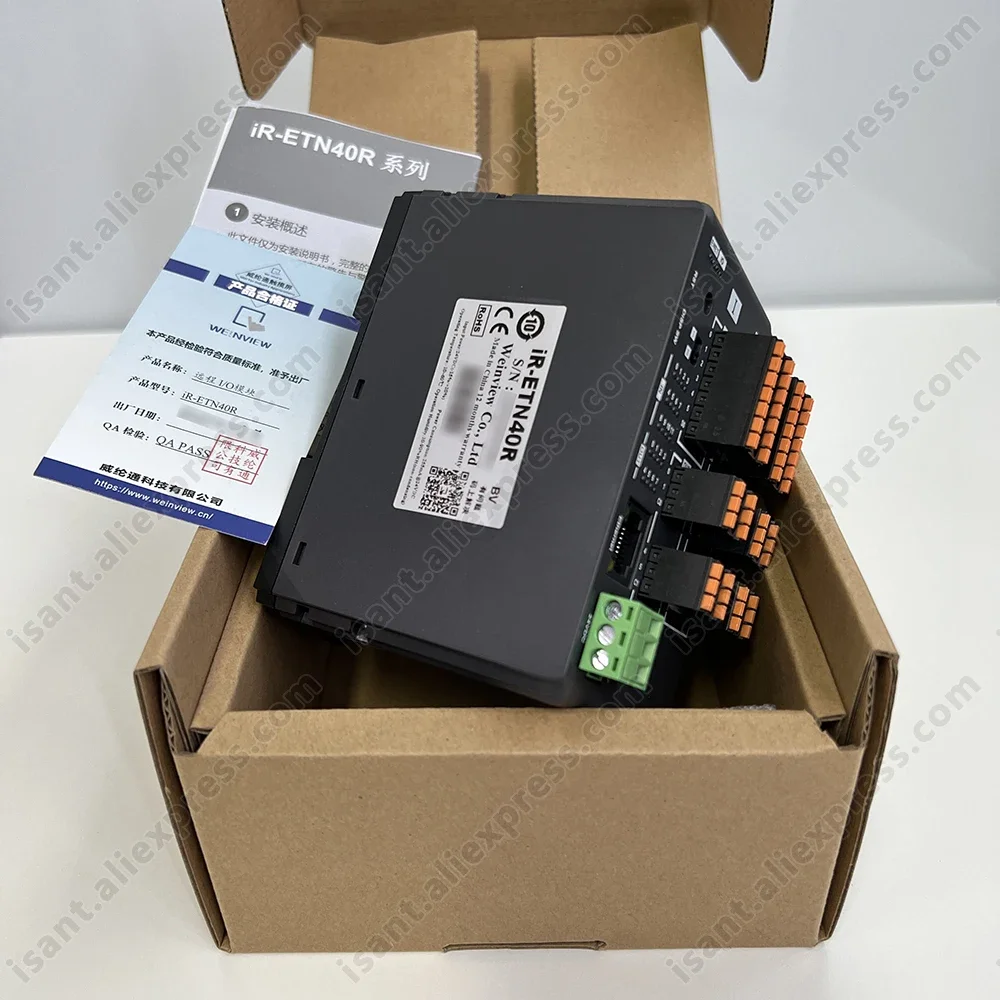 iR-ETN40R Weinview Remote I/O Coupler, with 24 points input and 16 points Relay output (New and Original)
iR-ETN40R Weinview Remote I/O Coupler, with 24 points input and 16 points Relay output (New and Original)