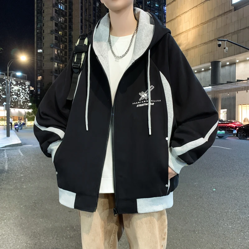 Модные мужские куртки с капюшоном, молодежная весенне-осенняя уличная одежда, свободное повседневное хлопковое пальто, уличное пальто больших размеров M-5XL, верхняя одежда с капюшоном
Модные мужские куртки с капюшоном, молодежная весенне-осенняя уличная одежда, свободное повседневное хлопковое пальто, уличное пальто больших размеров M-5XL, верхняя одежда с капюшоном