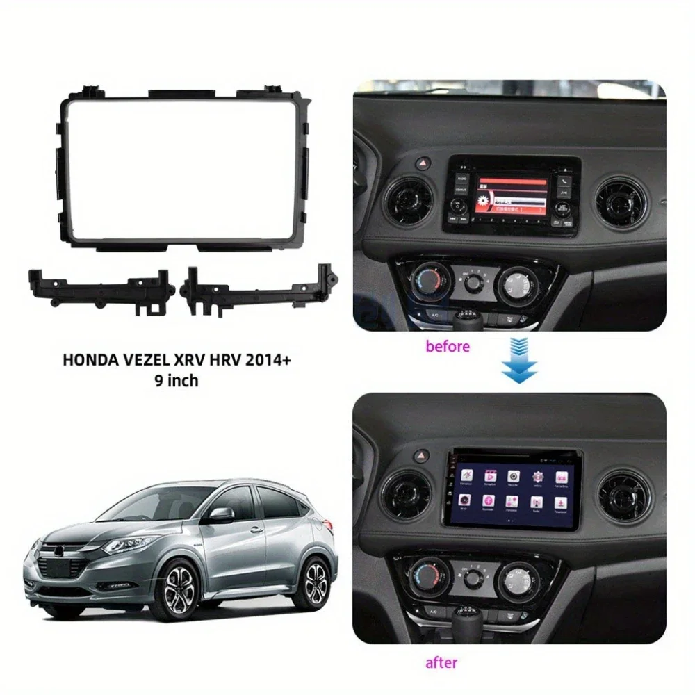 Dash Refitting Installation Kit for HONDA VEZEL HR-V XR-V 2014+ Stereo Panel GPS DVD Screen Frame Audio Fascia Bezel
Dash Refitting Installation Kit for HONDA VEZEL HR-V XR-V 2014+ Stereo Panel GPS DVD Screen Frame Audio Fascia Bezel