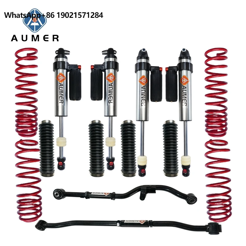 Aumer JL Rebound Compression Adjustable Shock Absorber Suspension Lift Kit 4x4 Off Road Shock Absorber for Wrangler JL 2018-
Aumer JL Rebound Compression Adjustable Shock Absorber Suspension Lift Kit 4x4 Off Road Shock Absorber for Wrangler JL 2018-