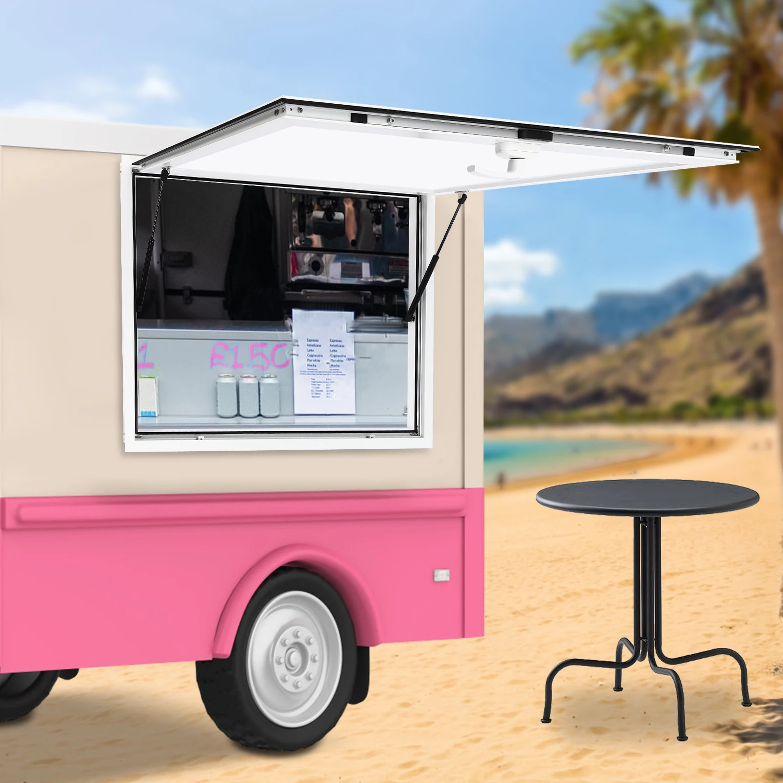 Concession Stand Serving Window, Concession Window for Food Truck, Food Truck Service Window, Motor Homes, Catering Trucks White
Concession Stand Serving Window, Concession Window for Food Truck, Food Truck Service Window, Motor Homes, Catering Trucks White