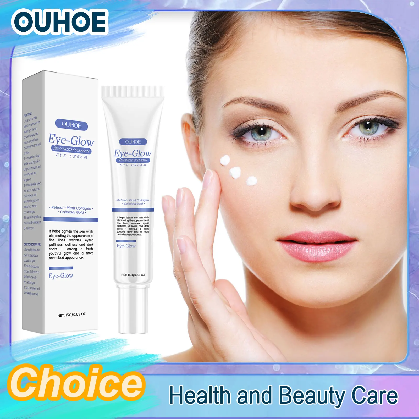 Firming Collagen Eye Cream Anti Wrinkles Lifting Sagging Reduce Swelling Fade Dark Circles Hydrating Smoothing Retinol Eye Cream
Firming Collagen Eye Cream Anti Wrinkles Lifting Sagging Reduce Swelling Fade Dark Circles Hydrating Smoothing Retinol Eye Cream