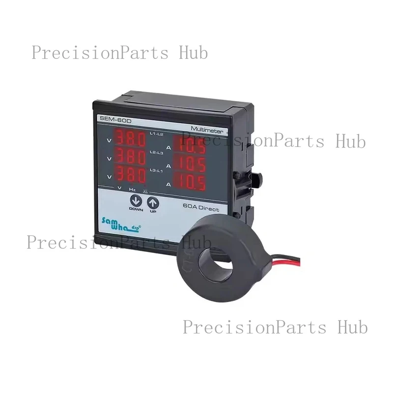 SEM-60D 100D 250D Three-phase Digital Instrument 220V with Three Ring Transformers
SEM-60D 100D 250D Three-phase Digital Instrument 220V with Three Ring Transformers