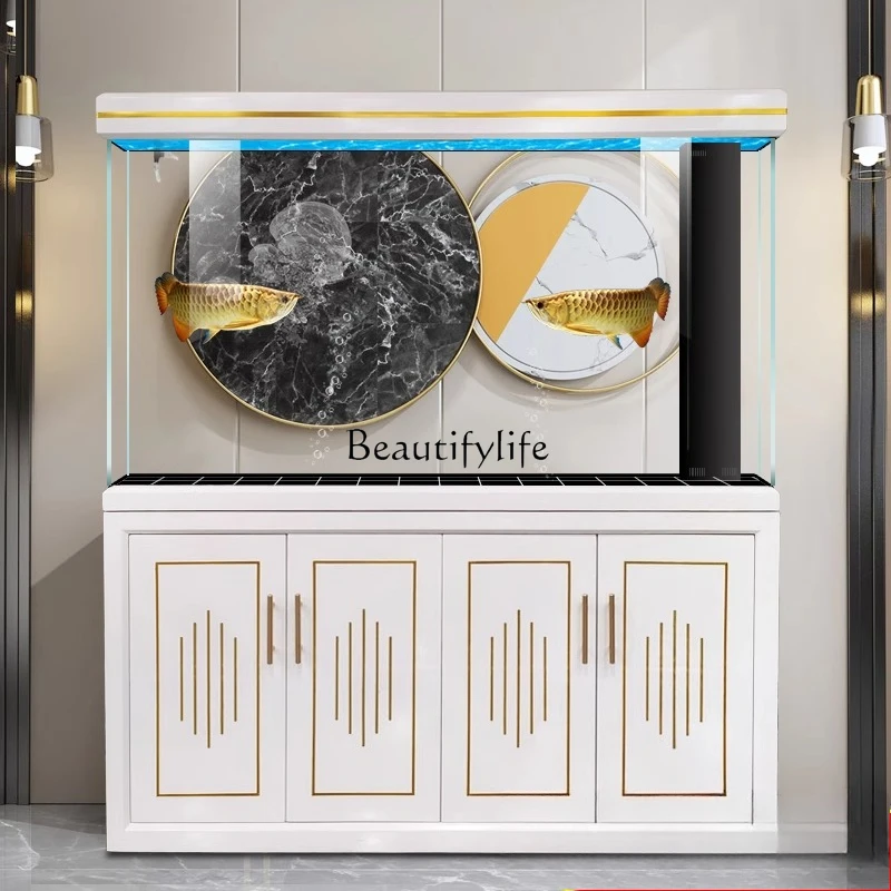 Italian simple living room screen partition cabinet floor-to-ceiling household large aquarium
Italian simple living room screen partition cabinet floor-to-ceiling household large aquarium