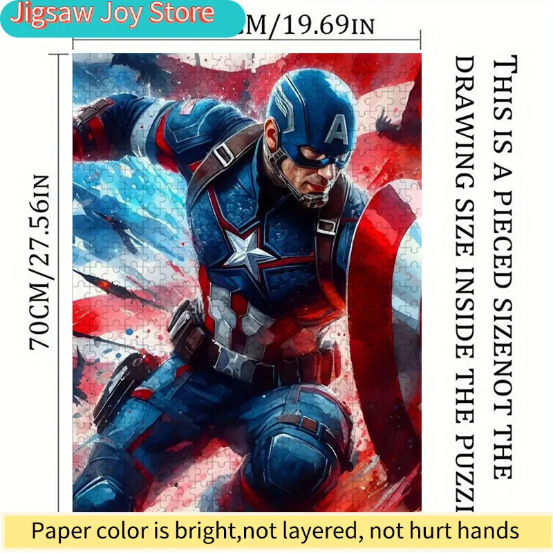 Marvel Shield Puzzle | Action Pose and Shield Design, Intermediate Difficulty, Portable Cardboard, Ideal for Superhero Birthda
Marvel Shield Puzzle | Action Pose and Shield Design, Intermediate Difficulty, Portable Cardboard, Ideal for Superhero Birthda