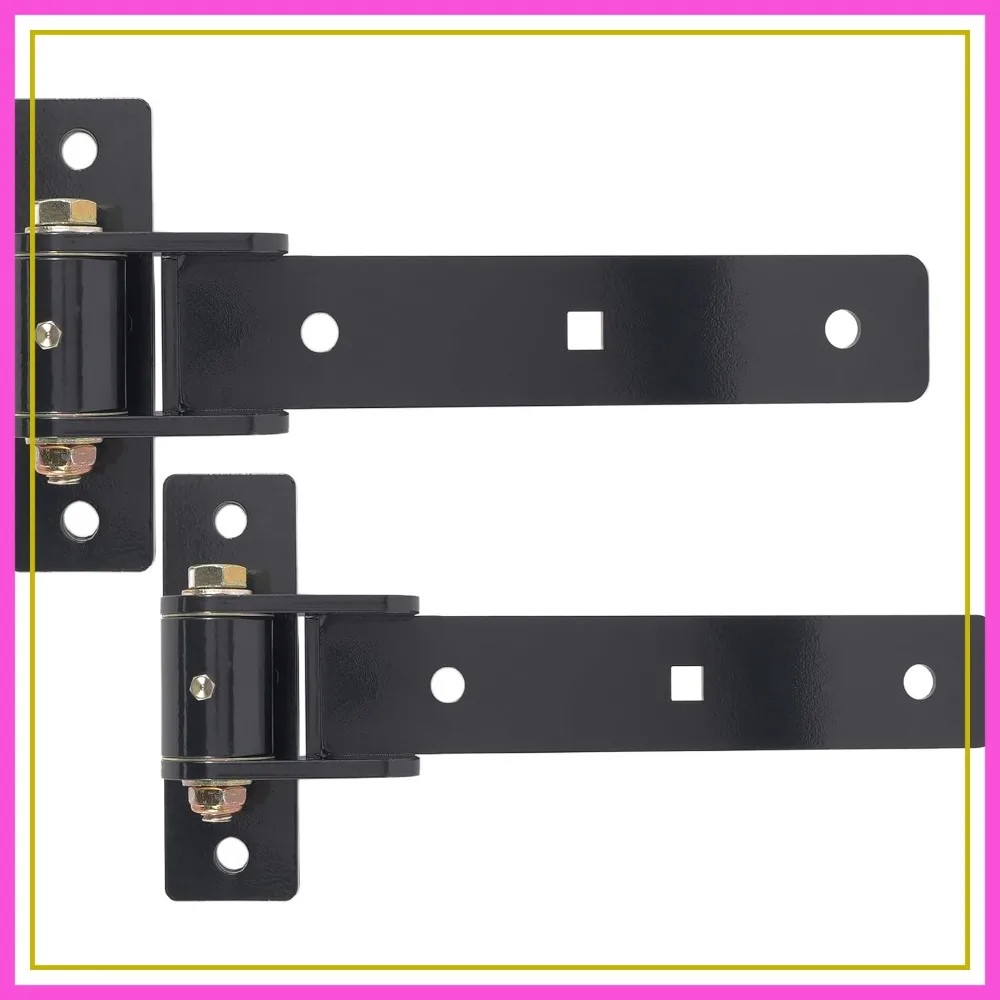 13-Inch Heavy Duty Gate Hinges, 900 Lbs, Ball Bearing, Bolt-On/Weld-On, 180° One-Way Open for Wood/Metal Gates
13-Inch Heavy Duty Gate Hinges, 900 Lbs, Ball Bearing, Bolt-On/Weld-On, 180° One-Way Open for Wood/Metal Gates