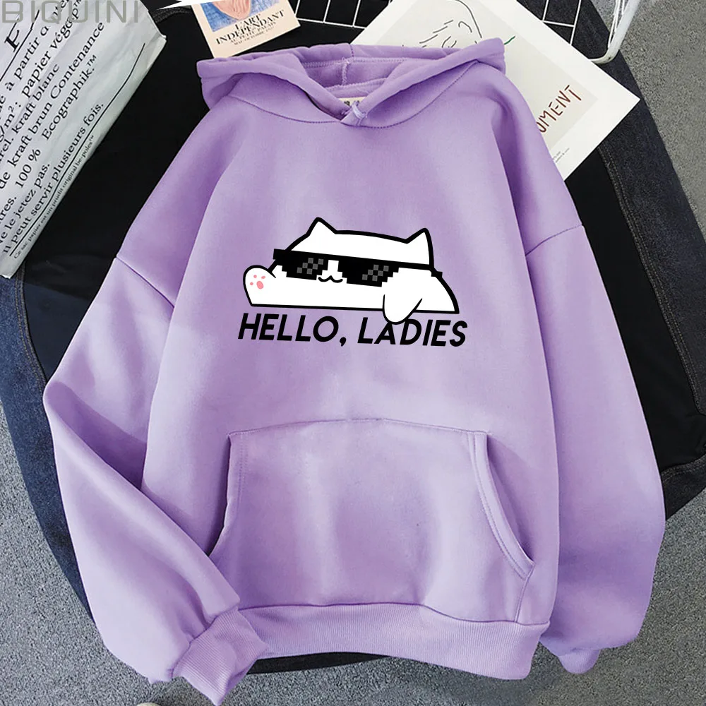 Толстовки с капюшоном «Бонго-кошка» с героями мультфильмов «Hello», женский свитер с буквенным рисунком, большой женский повседневный пуловер с длинными рукавами, женская одежда Y2k
Толстовки с капюшоном «Бонго-кошка» с героями мультфильмов «Hello», женский свитер с буквенным рисунком, большой женский повседневный пуловер с длинными рукавами, женская одежда Y2k