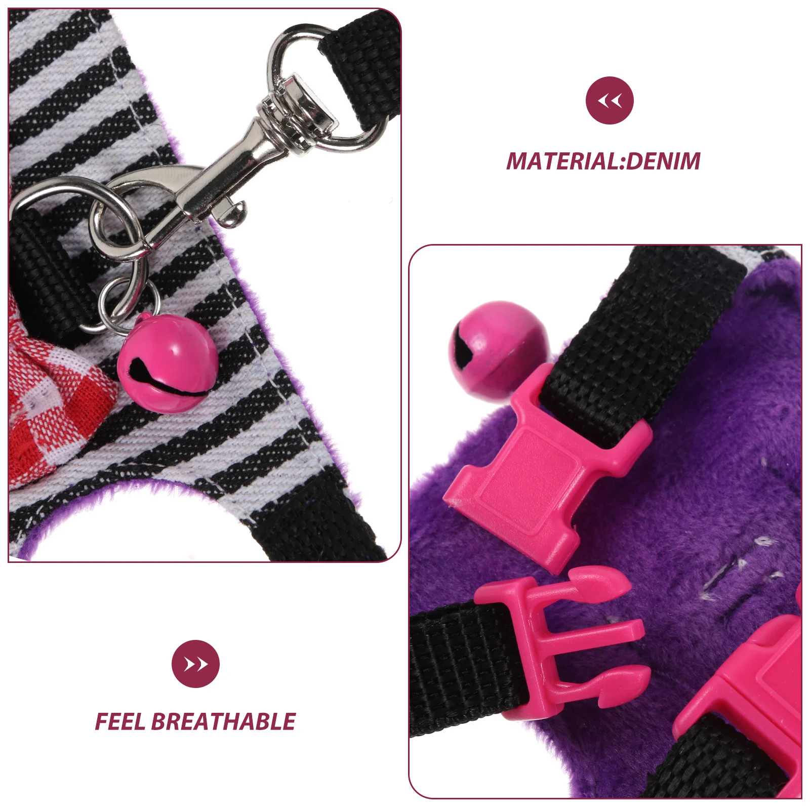 1 set Pet Harness Set Denim Bunny Vest Leash For Small Animals Skin Friendly No Fade Outdoor Walking Holiday Photo Hamster Rope
1 set Pet Harness Set Denim Bunny Vest Leash For Small Animals Skin Friendly No Fade Outdoor Walking Holiday Photo Hamster Rope