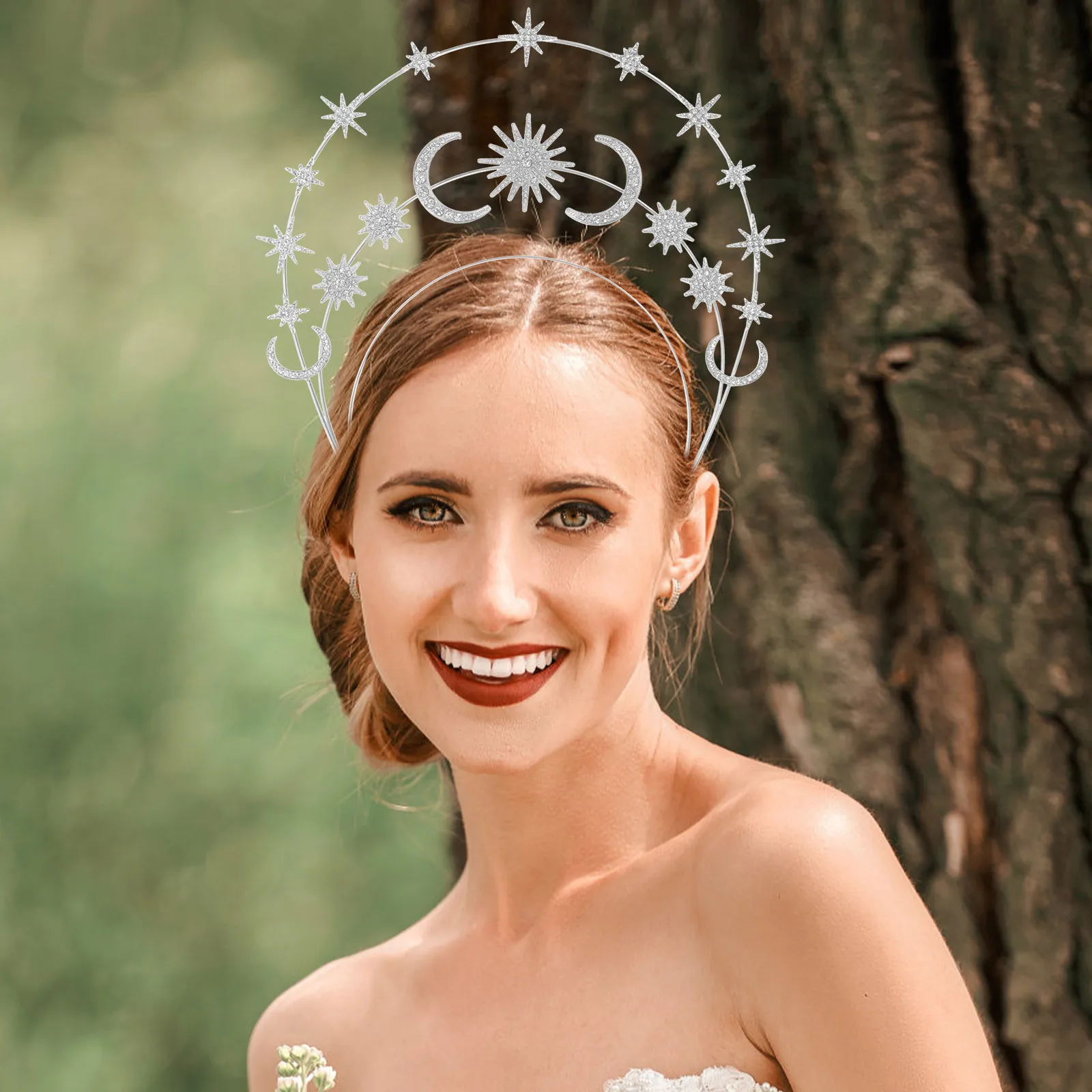 Star Moon Headband Layered Crystal Crown Glitter Rhinestone Hair Hoop Vintage Bridal Wedding Party Prom Goddess
Star Moon Headband Layered Crystal Crown Glitter Rhinestone Hair Hoop Vintage Bridal Wedding Party Prom Goddess