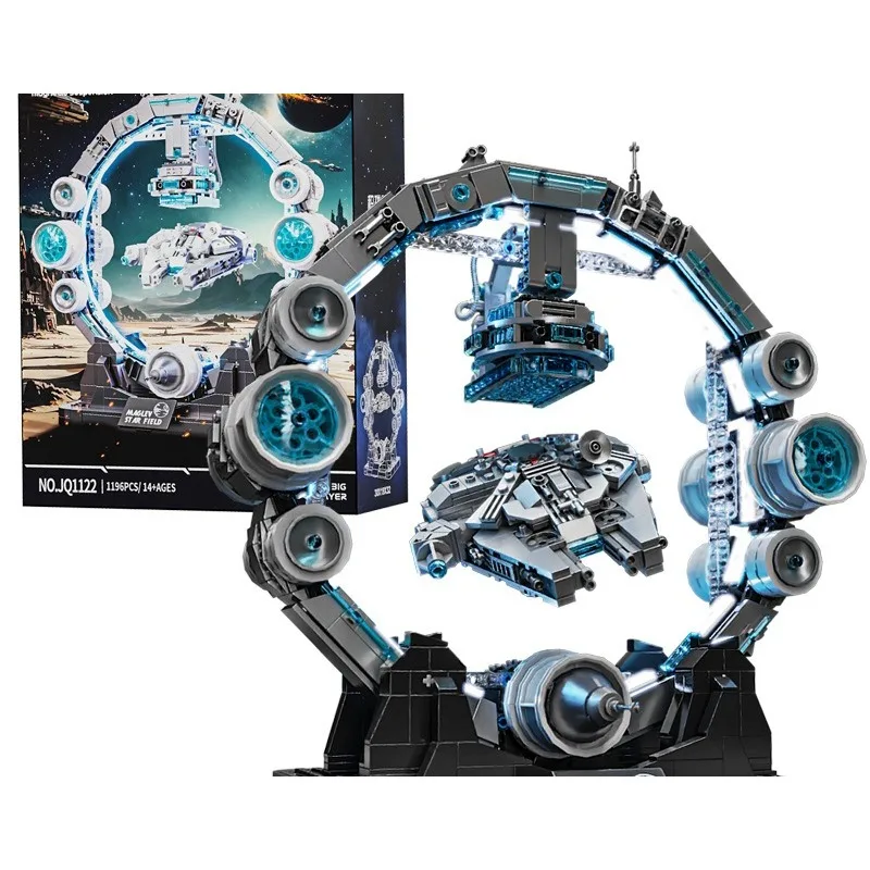 Spaceship assembly building block toy model tabletop ornament
Spaceship assembly building block toy model tabletop ornament