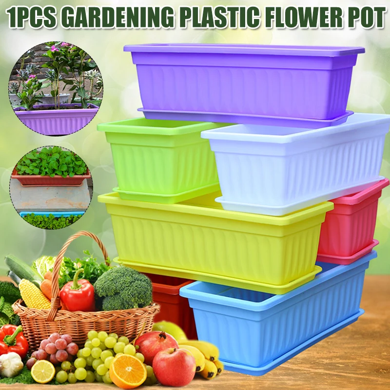 Flower Window Box Made of Premium Quality Plastic for Garden Courtyard Supply
Flower Window Box Made of Premium Quality Plastic for Garden Courtyard Supply