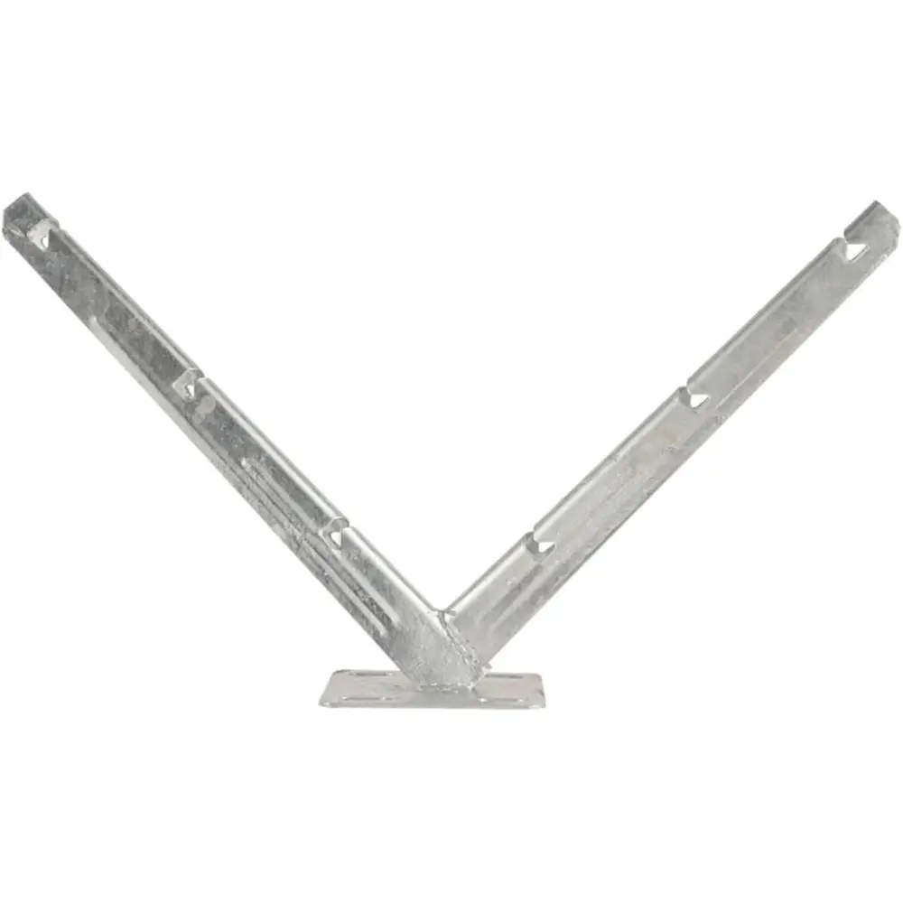 Galvanized V-Shaped Razor Wire Bracket, Heavy Duty Barb Wire Extension Support Bracket, Durable Mount for Concertina Wire & Garden Fence
Galvanized V-Shaped Razor Wire Bracket, Heavy Duty Barb Wire Extension Support Bracket, Durable Mount for Concertina Wire & Garden Fence