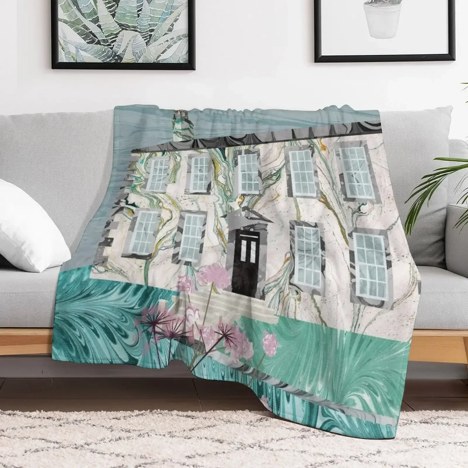 The Bronte Sisters' Parsonage,Haworth : Collage in Marbled Bookbinding Paper Throw Blanket Furrys Stuffeds Blankets
The Bronte Sisters' Parsonage,Haworth : Collage in Marbled Bookbinding Paper Throw Blanket Furrys Stuffeds Blankets