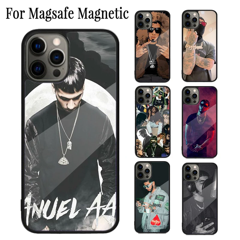 Rapper Anuel AA Magnetic Phone Case Coque For iPhone 16 15 14 Plus 13 12 Mini 11 Pro Max Magsafe Wireless Charging Cover
Rapper Anuel AA Magnetic Phone Case Coque For iPhone 16 15 14 Plus 13 12 Mini 11 Pro Max Magsafe Wireless Charging Cover