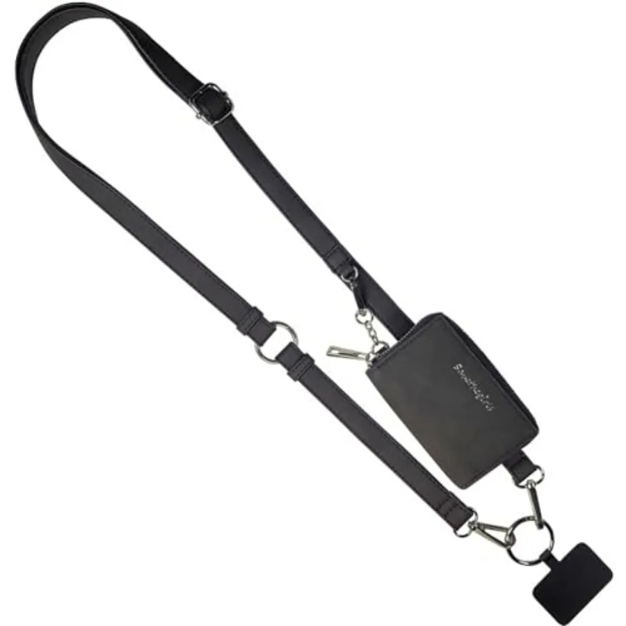 Save the Girls Clip and Go Brushed Vegan Phone Lanyard - Crossbody Phone Case with Pouch Adjustable and Removable Strap
Save the Girls Clip and Go Brushed Vegan Phone Lanyard - Crossbody Phone Case with Pouch Adjustable and Removable Strap