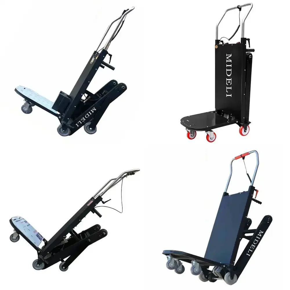 Powered Stair Climber 300kg Powered Hand Truck Stair Climbing Crawler Luggage Trolley Tracking Stair Climbing Trolley
Powered Stair Climber 300kg Powered Hand Truck Stair Climbing Crawler Luggage Trolley Tracking Stair Climbing Trolley