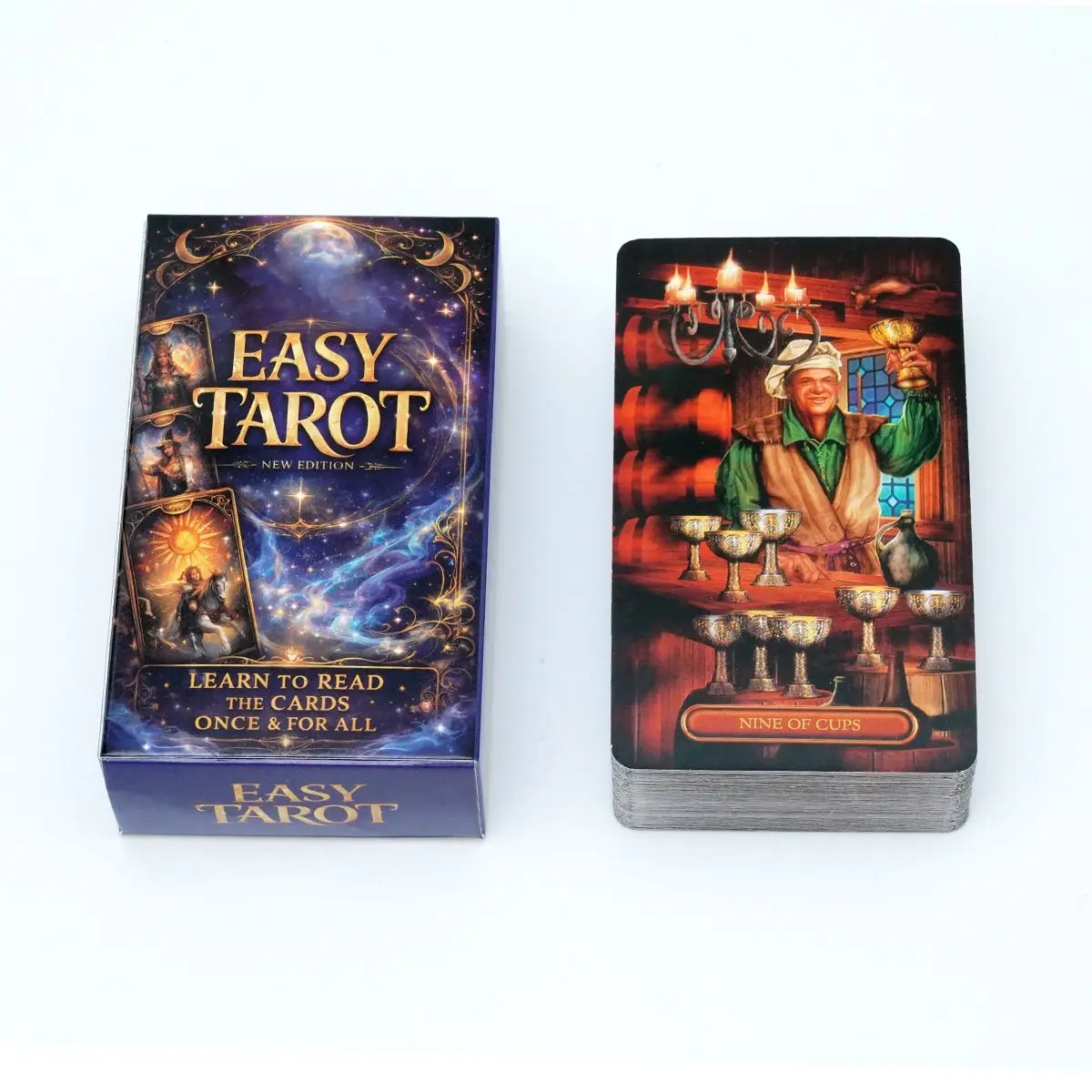 Easy Tarot Deck X- 78 Pcs Beginner-Friendly Tarot Cards for Divination, Meditation, and Self-Discovery
Easy Tarot Deck X- 78 Pcs Beginner-Friendly Tarot Cards for Divination, Meditation, and Self-Discovery