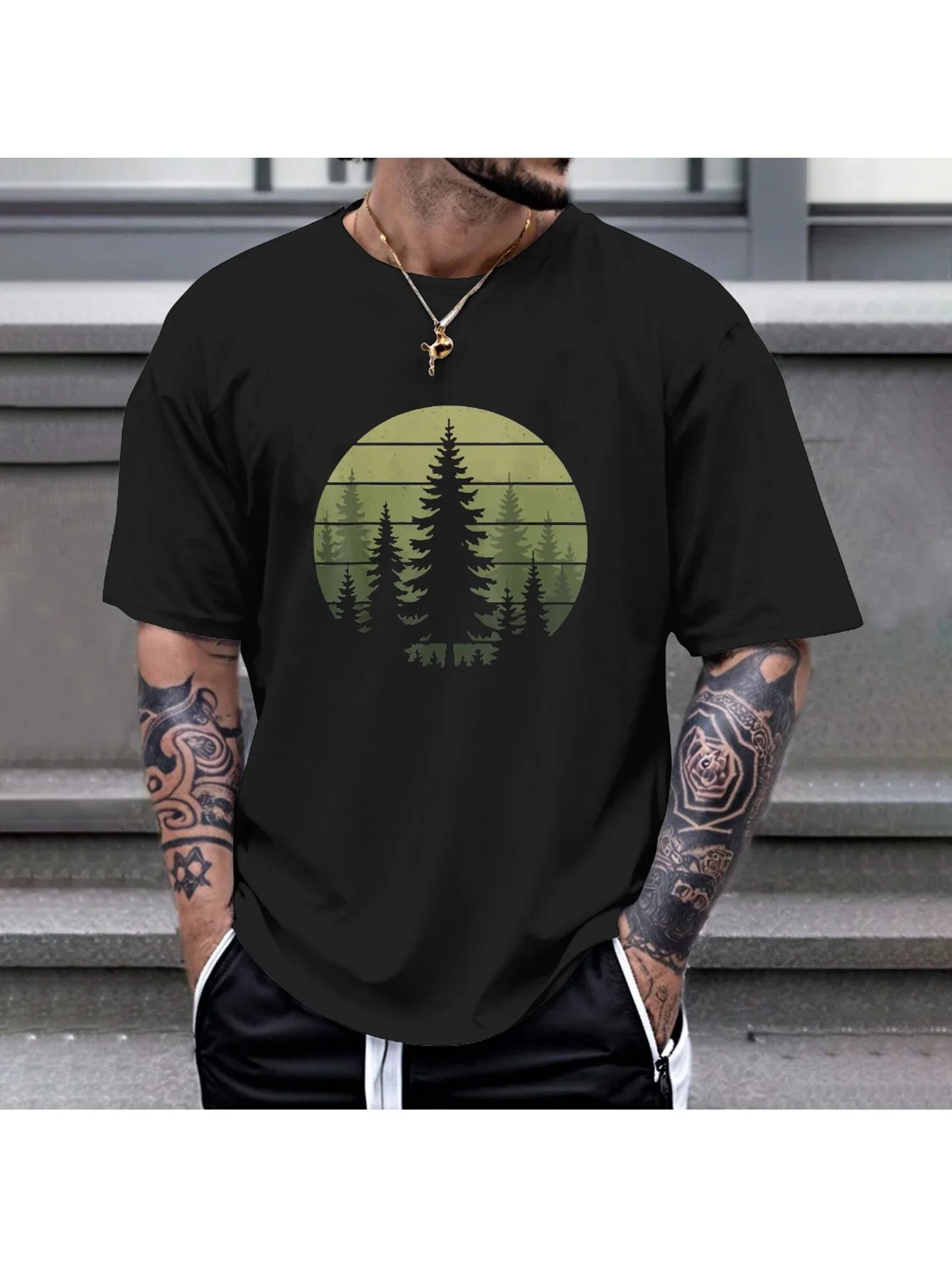 Retro Pine Tree Mountain T-Shirt - 180gsm Cotton, Unisex Hiking/Camping Outdoor Casual Tee
Retro Pine Tree Mountain T-Shirt - 180gsm Cotton, Unisex Hiking/Camping Outdoor Casual Tee
