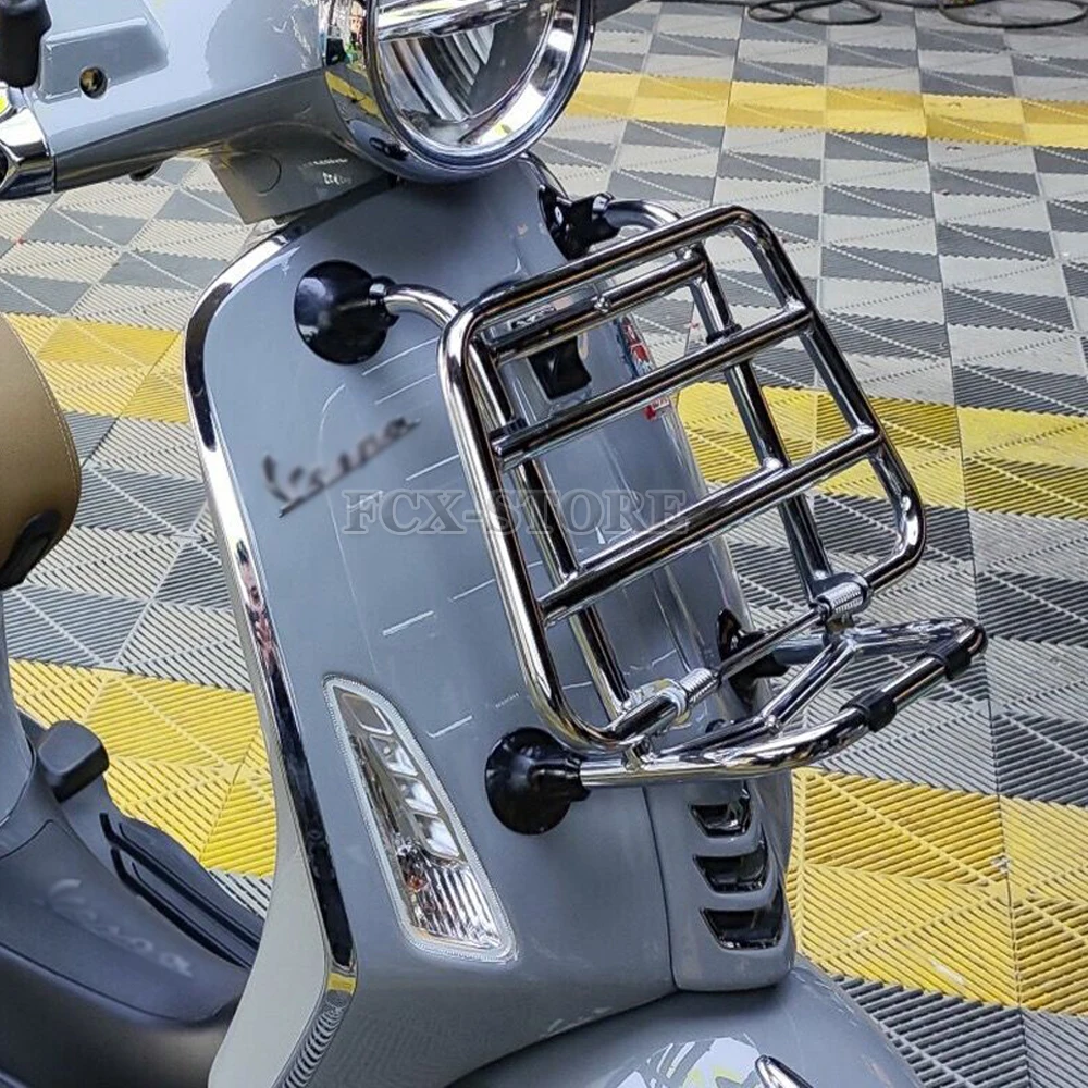 Motorcycle Front Luggage Racks For VESPA Primavera 150 2015 - 2019 Sprint 150 2017 Front Shelf Stainless Steel Luggage Rack Kit
Motorcycle Front Luggage Racks For VESPA Primavera 150 2015 - 2019 Sprint 150 2017 Front Shelf Stainless Steel Luggage Rack Kit