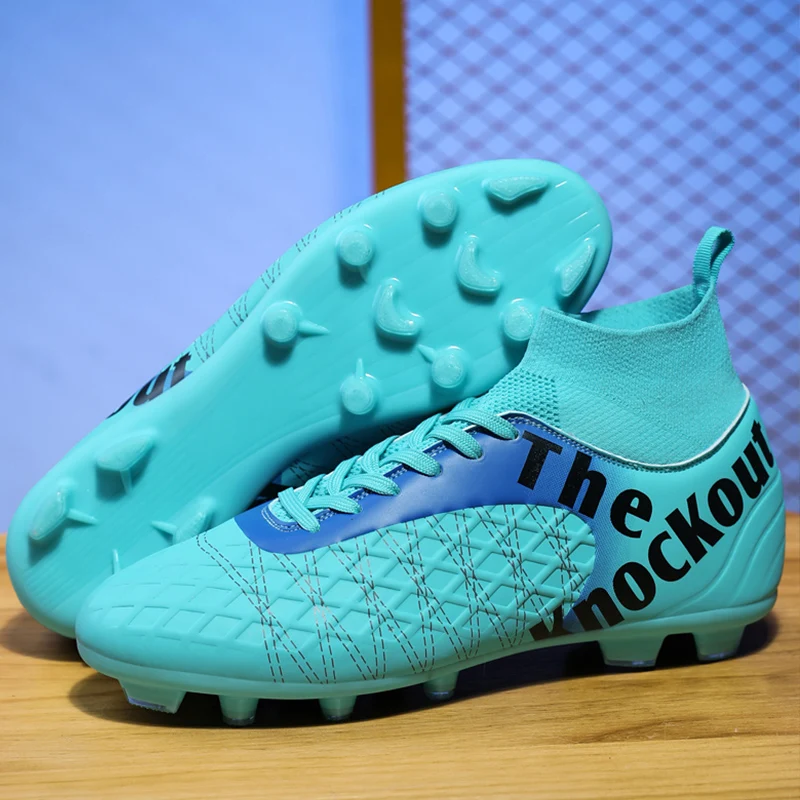 Men's Football Boots Lightweight Fashionable Outdoor Training Shoes High Cut Breathable Comfortable Sports Soccer Shoes for Men
Men's Football Boots Lightweight Fashionable Outdoor Training Shoes High Cut Breathable Comfortable Sports Soccer Shoes for Men
