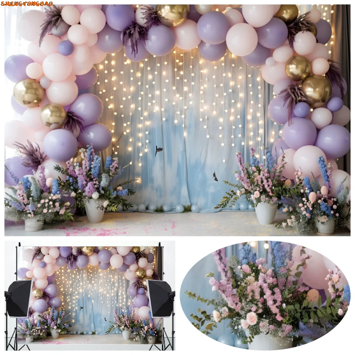 Golden Glitter Colorful Balloon Arch Backdrop Photography Girls Princess Birthday Decor Wedding Party Background Photo Studio
Golden Glitter Colorful Balloon Arch Backdrop Photography Girls Princess Birthday Decor Wedding Party Background Photo Studio