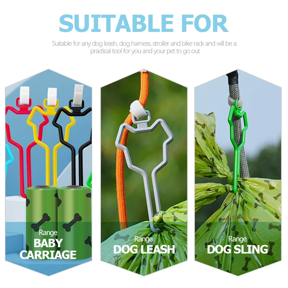 7Pcs Dog Waste Bag Holder High Class Material Long Lasting Hands Free Design Dog Poop Bag Holder Pet Waste Clips
7Pcs Dog Waste Bag Holder High Class Material Long Lasting Hands Free Design Dog Poop Bag Holder Pet Waste Clips