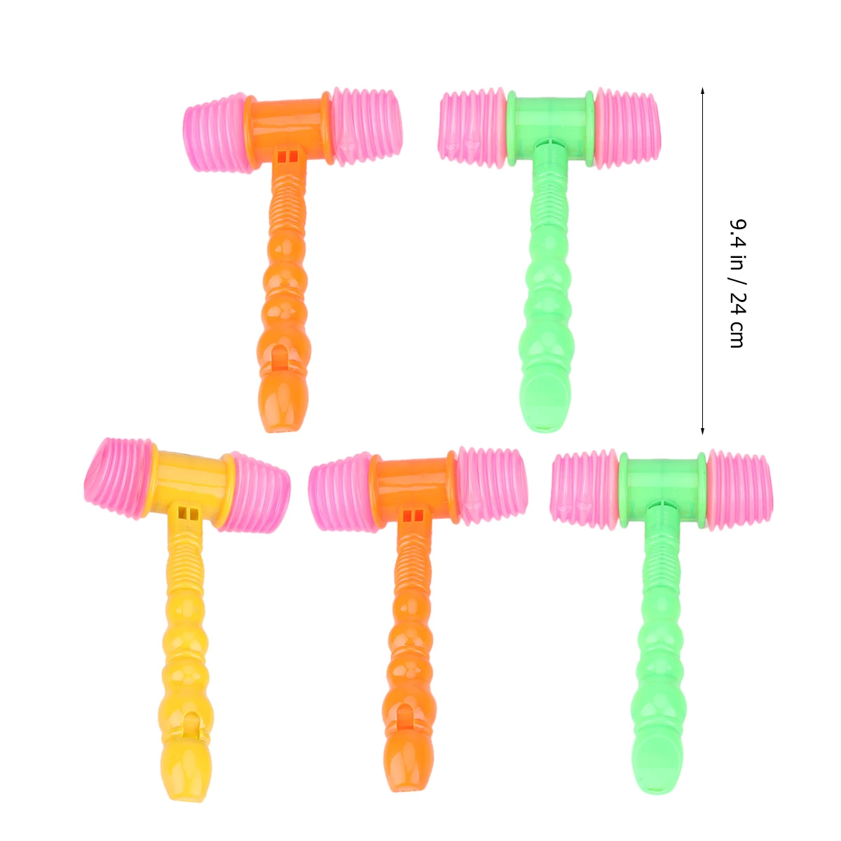 5 Pcs Baby Hammer Toy Small Plastic Squeaky Sound Music Hammer for Toddler Learning Kids Grip Practice Birthday Gift Ideal Toy
5 Pcs Baby Hammer Toy Small Plastic Squeaky Sound Music Hammer for Toddler Learning Kids Grip Practice Birthday Gift Ideal Toy