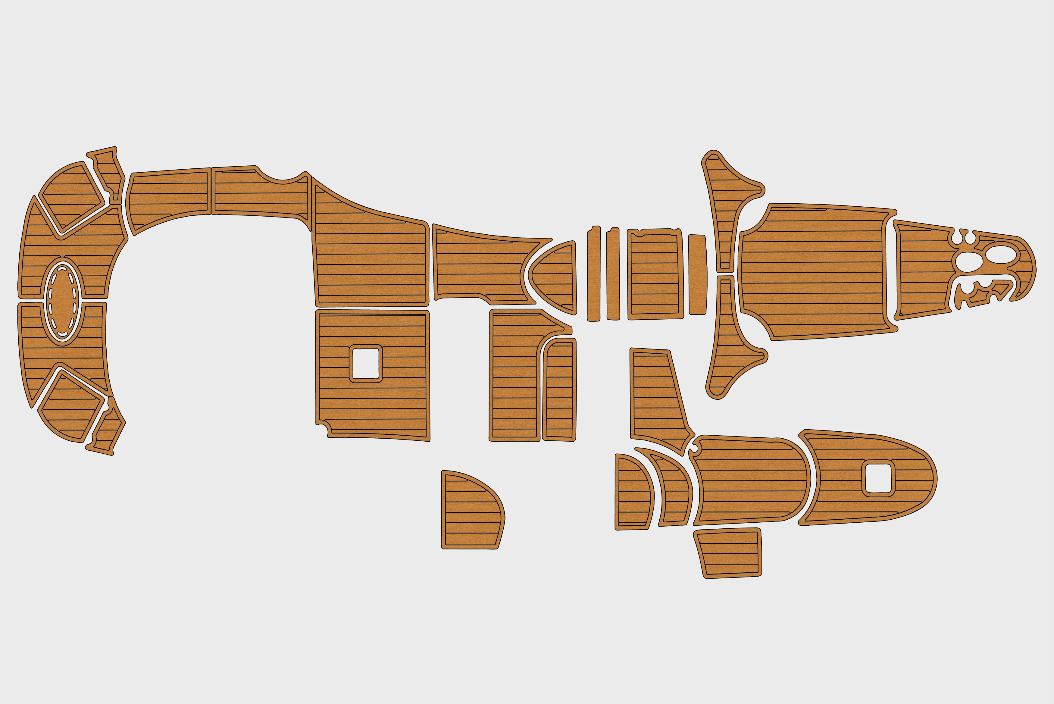 Нескользящий коврик из морского искусственного тикового дерева EVA-Chaparral 39, самоклеящаяся подкладка для палубы лодки 1/4 дюйма (6 мм) для кабины и палубы
Нескользящий коврик из морского искусственного тикового дерева EVA-Chaparral 39, самоклеящаяся подкладка для палубы лодки 1/4 дюйма (6 мм) для кабины и палубы